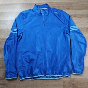 Adidas Response Weightless Windbreaker Jacket Mens Medium Running Zip Up (0043)